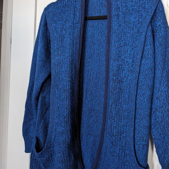 Gorgeous blue mohair open cardigan - Picture 3 of 5